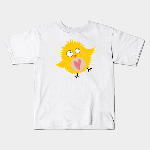 Chick Kids T-Shirt by ElviaMontemayor